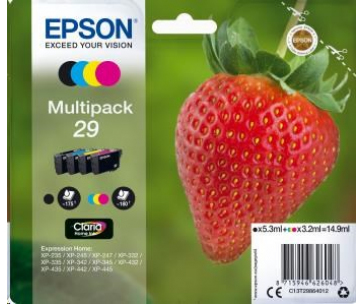 EPSON Multipack 4-colours "Jahoda" 29 Claria Home Ink
