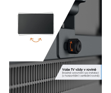 Vogel's TVM 3243 TV rameno 3 klouby S - černé