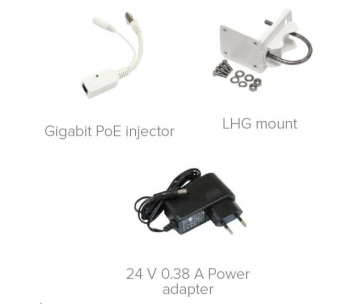 MikroTik Wireless Wire Dish (LHGG-60ad), 1Gbps full-duplex, 802.11ad, 60GHz,  již spárováno=bez nutnosti konfigurace