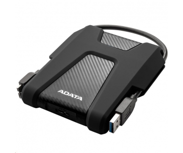 ADATA Externí HDD 1TB 2,5" USB 3.1 AHD680, černý (gumový, nárazu odolný)