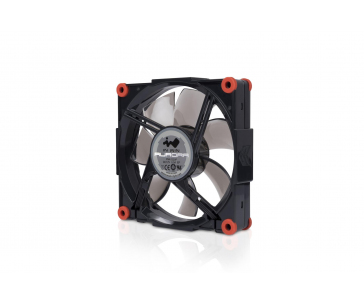IN WIN Aurora Black/Red (3 fans + controller + 2 x led strip)