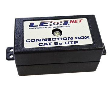 LEXI-Net Spojovací box MINI UTP Cat5E narážecí, černá