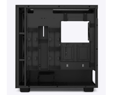 NZXT skříň H7 Flow RGB edition / ATX / 3x 140 mm fan / USB-C / 2x USB / prosklená bočnice / mesh panel / RGB / černá