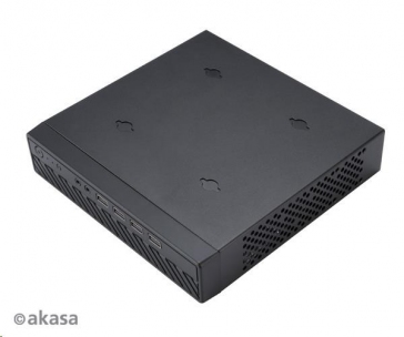 AKASA case Cypher MX, thin mini-ITX (Sub 2L Chassis with 4x USB 2.0 ports, VESA mountable)