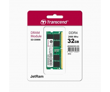 TRANSCEND SODIMM DDR4 32GB 2666MHz 2Rx8 2Gx8 CL19 1.2V