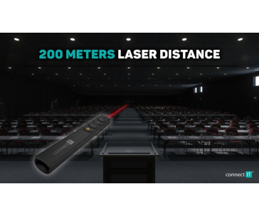 CONNECT IT laserové ukazovátko (AAA baterie), černá