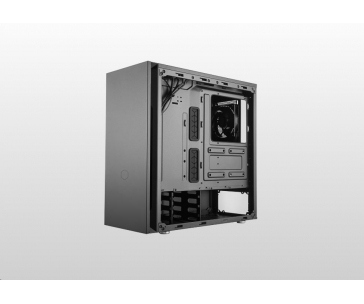 Cooler Master case Silencio S600 Tempered Glass, ATX, Mid Tower, černá, bez zdroje
