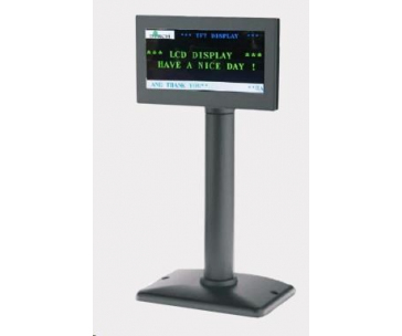Birch LCD-50 Zákaznický grafický displej, barevný TFT-LCD, 5", černý, USB/RS232