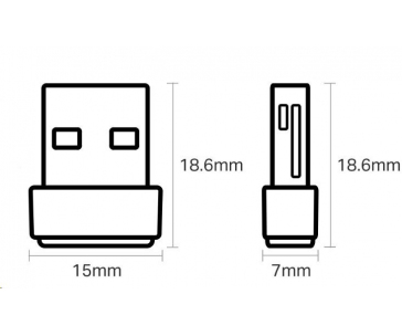 TP-Link Archer T2U Nano WiFi5 USB adapter (AC600,2,4GHz/5GHz,USB2.0)