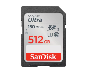 SanDisk SDXC karta Ultra 512GB (150MB/s)