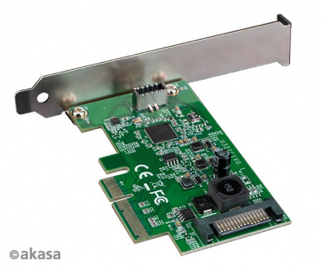 AKASA síťová karta USB 3.2 HOST card, 20Gbps USB 3.2 Gen 2x2 Internal 20-pin Connector to PCIe Host Card