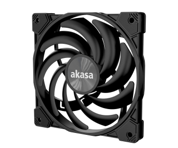 AKASA ventilátor ALUCIA XS12 (Hadal Black Edition), 12cm fan