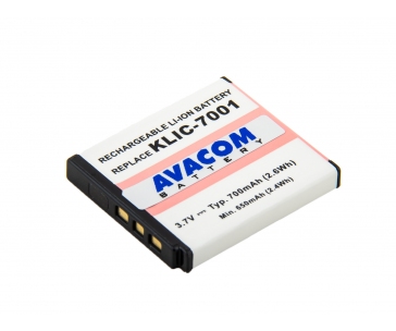 AVACOM fotobaterie pro Kodak KLIC-7001  Li-Ion 3.7V 700mAh 2.6Wh