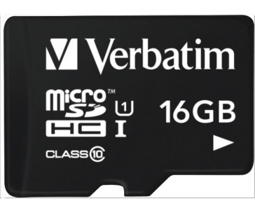 VERBATIM Tablet microSDHC C10/U1 with USB reader 16GB (R:45MB/s, W:10MB/s)