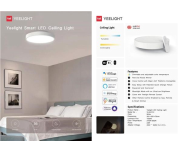 Yeelight LED Ceiling Light Pro (Black)