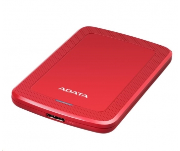 ADATA Externí HDD 1TB 2,5" USB 3.1 HV300, červený