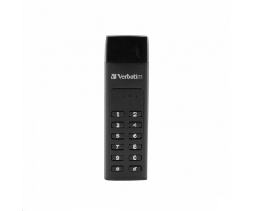 VERBATIM USB C 3.1 Drive 32 GB - Keypad Secure (R:160/W:130 MB/s) GDPR