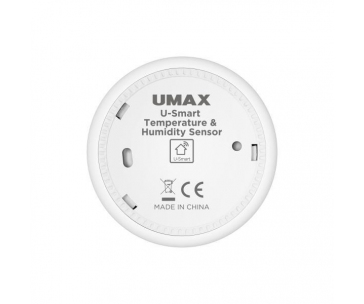 UMAX senzor teploty a vlhkosti s displejem a mobilní aplikaci U-Smart