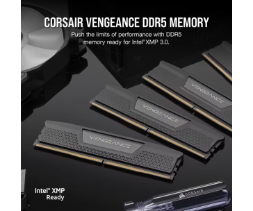 CORSAIR DIMM DDR5 32GB (Kit of 2) 4800MHz CL40 Vengeance Černá