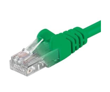 PremiumCord Patch kabel UTP RJ45-RJ45 CAT6 0.5m zelená