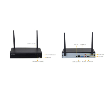 IMOU NVR1104HS-W-S2, bezdrátové CCTV úložiště, 4 kanály, H.265/H.264, 40Mbps, 2 x USB 2.0, 1 x SATA 2.0, 1 x RJ45 Port
