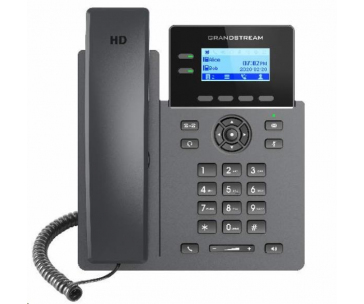 Grandstream GRP2602W [VoIP telefon - 2.21" 132 x 48 grafický,  4x SIP účet, 2x RJ45 10/100 Mbps, PoE]