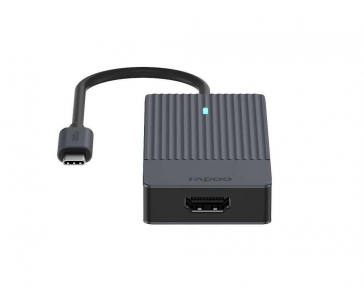 RAPOO adaptér UCM-2001, 4-in-1 USB-C Multiport Adapter
