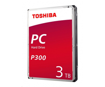 TOSHIBA HDD P300 Desktop PC (CMR) 3TB, SATA III, 7200 rpm, 64MB cache, 3,5", BULK