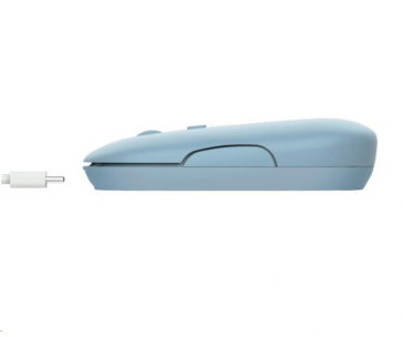 TRUST myš PUCK, bezdrátová, USB, modrá, bluetooth