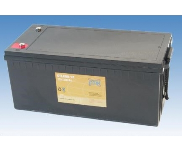 Baterie - CTM CTL 200-12 (12V/200Ah - M8), životnost 10-12let