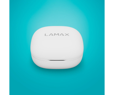 LAMAX Clips1 ANC- špuntová sluchátka - bílé