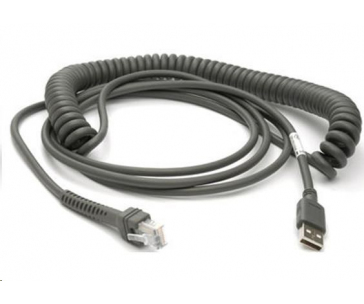 Motorola kabel pro čtečky kroucený USB 4,5m