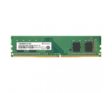 TRANSCEND DIMM DDR4 8GB 2666MHz 1Rx16 1Gx16 CL19 1.2V
