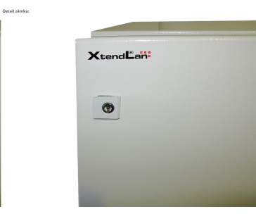 XtendLan 19" univerzální rozvaděč s montážní deskou, krytí IP66, šířka 600mm, hloubka 350mm, výška 760mm, šedý