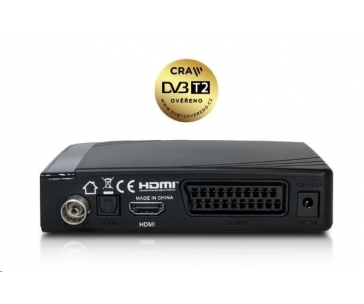 AB TereBox 2T HD terestriálny/káblový prijímač DVB-T2 CZ SK