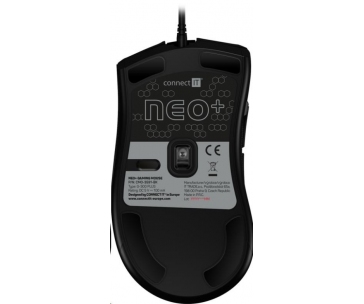 CONNECT IT NEO+ profesionální optická herní myš se softwarem, černá