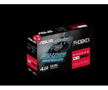 ASUS VGA AMD Radeon RX 550 PHOENIX EVO 4G, 4G GDDR5, 1xDP, 1xHDMI, 1xDVI
