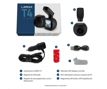 LAMAX T4 kamera do auta