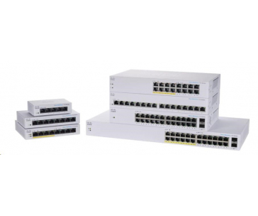 Cisco switch CBS110-24T (24xGbE, 2xGbE/SFP combo,fanless)