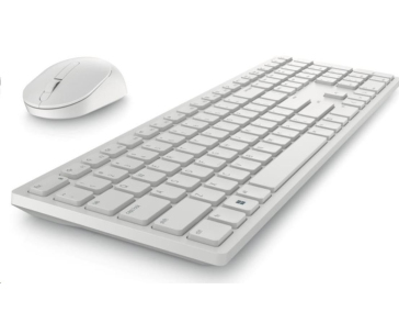 Dell Pro Wireless Keyboard and Mouse - KM5221W - Czech/Slovak (QWERTZ) - White
