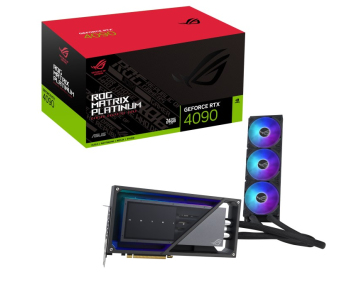 ASUS VGA NVIDIA GeForce RTX 4090 ROG MATRIX PLATINUM GAMING 24G, 24G GDDR6X, 3xDP, 2xHDMI