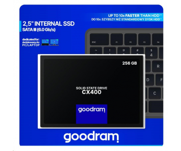 GOODRAM SSD CX400 Gen.2 256GB, SATA III 7mm, 2,5"
