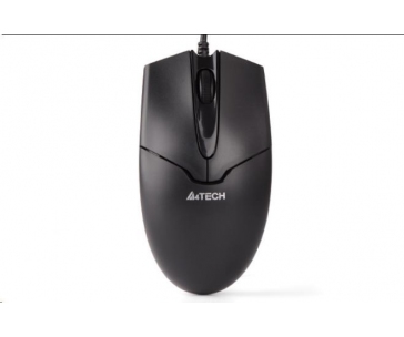 A4tech OP-550NU, myš, 2click, 1 kolečko, 3 tlačítka, USB, černá