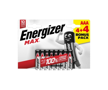 Energizer LR03/8 Max AAA 4+4 zdarma