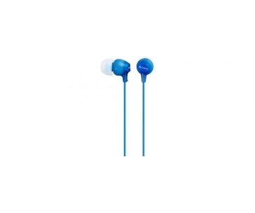 SONY stereo sluchátka MDR-EX15LP, modrá