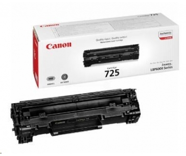 Canon TONER CRG-725 černý pro i-Sensys LBP a i-Sensys MF 3010 a 6000 (1 600 str.)