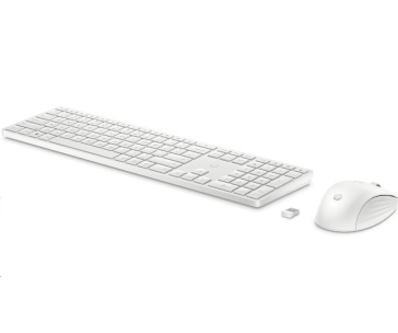 HP 650 Wireless Keyboard & Mouse- CZ/SK klávesnice a myš, bílá