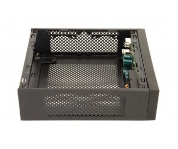 CHIEFTEC skříň Compact Series/mini ITX, IX-01B-OP, Black, bez zdroje