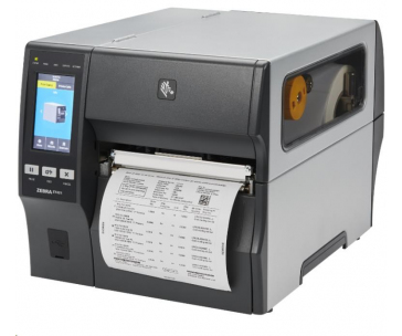 Zebra ZT421,průmyslová 6" tiskárna,(300 dpi),cutter,disp. (colour),RTC,EPL,ZPL,ZPLII,USB,RS232,BT,Ethernet
