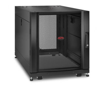 APC NetShelter SX 12U Server Rack Enclosure 600mm x 1070mm w/ Sides Black Shock Packaging